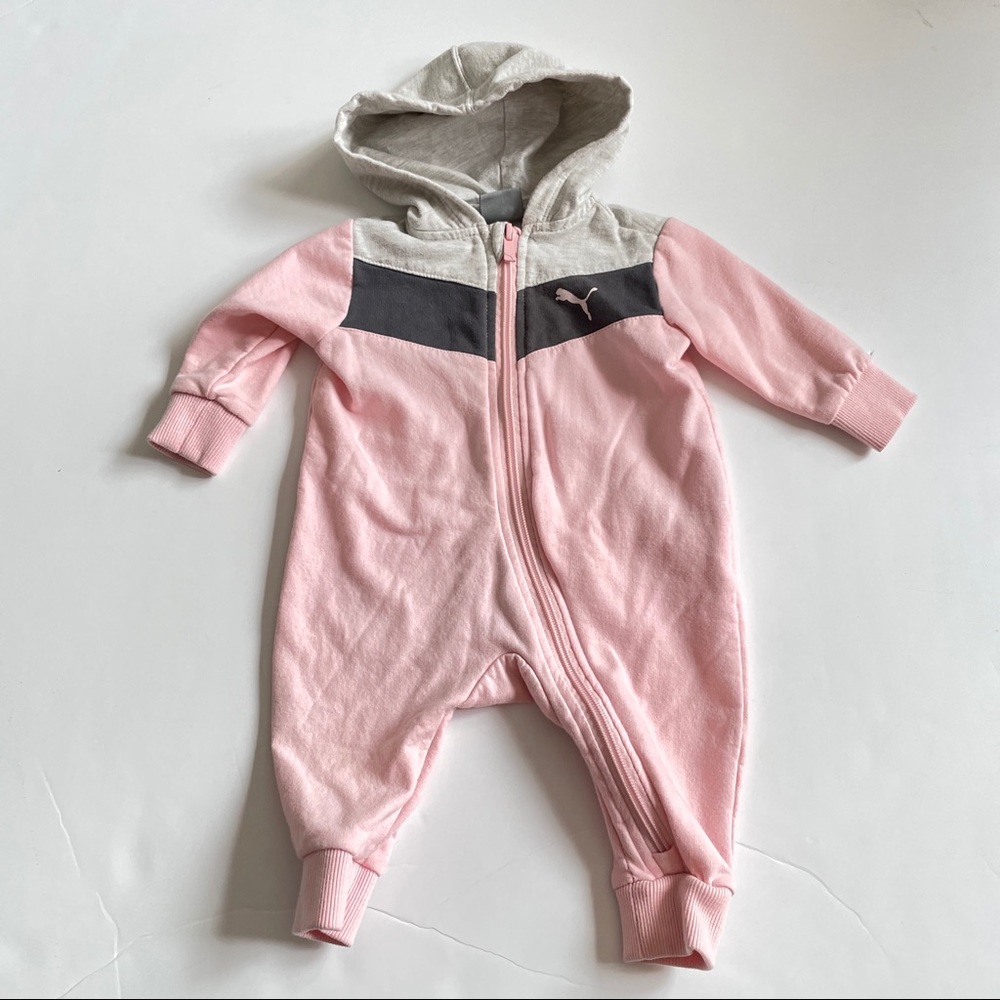 PUMA baby-girls Athletic Coverall